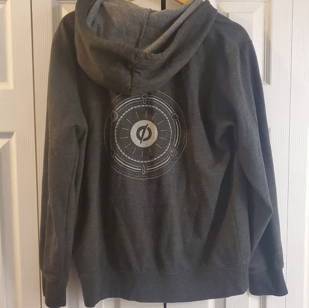 Grey Hoodie with cool design